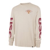 USC Trojans Men's 47' Beige Cairn Ravine Foundation Long Sleeve T-Shirt